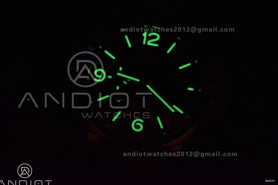 PAM1312 Leather Black Best 1:1 Dial P.9010 SBF Clone on Strap Edition Black 0418